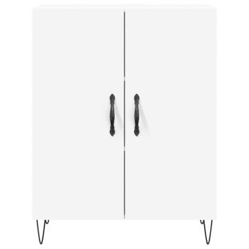 Stylish Highboard White 69.5x34x180 cm | Hipomarket