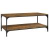 Stylish Smoked Oak Coffee Table | 100x50x40 cm | HipoMarket