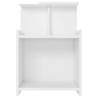 High Gloss White Bed Cabinet - Stylish & Durable - 40x35x60 cm