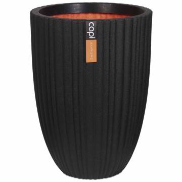 Capi Vase Urban Tube Low 46x58 cm Black - Elegant Design