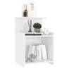 High Gloss White Bed Cabinet - Stylish & Durable - 40x35x60 cm