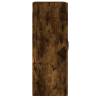 Elegant Smoked Oak Wall Mounted Cabinets - 2 pcs Set