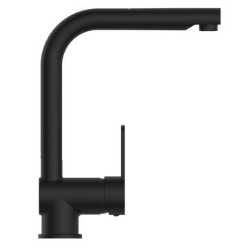 SCHÜTTE LONDON Matte Black Kitchen Mixer Tap with Pull-out Spout