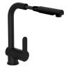 SCHÜTTE LONDON Matte Black Kitchen Mixer Tap with Pull-out Spout