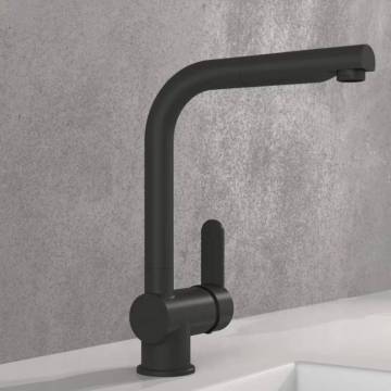 SCHÜTTE LONDON Matte Black Kitchen Mixer Tap with Pull-out Spout