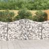 Arched Gabion Baskets 3 pcs 200x50x100/120 cm Galvanised Iron Size 200 x 50 x 100/120 cm Quantity in Package 3 