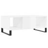 Stylish High Gloss White Coffee Table - 90x50 cm | HipoMarket