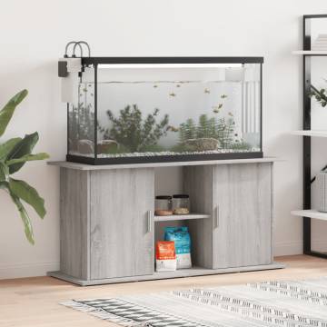 Aquarium Stand Grey Sonoma - 121x41x58 cm | Hipomarket