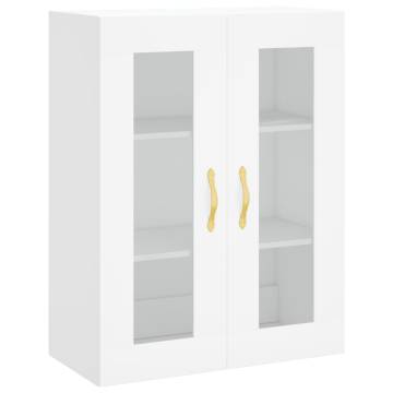 Stylish Highboard White 69.5x34x180 cm | Hipomarket UK