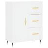 Stylish Highboard White 69.5x34x180 cm | Hipomarket UK