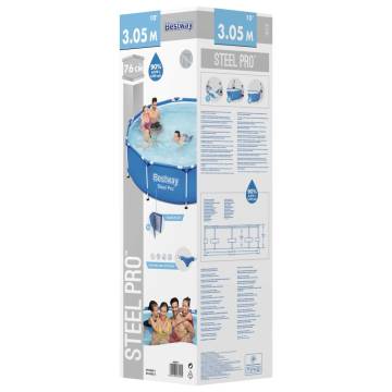 Bestway Steel Pro Swimming Pool 305x76 cm - Fun & Durable