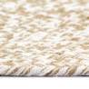 Handmade Jute Rug White & Brown - 210 cm | Hipo Market