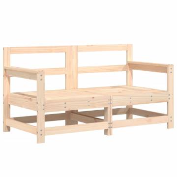 6 Piece Garden Lounge Set - Solid Wood Pine | HipoMarket