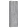 Elegant Grey Sonoma Office Cabinet - 60x32x190 cm