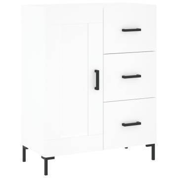 Stylish Highboard White 69.5x34x180 cm | Hipomarket