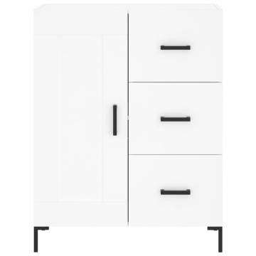 Stylish Highboard White 69.5x34x180 cm | Hipomarket