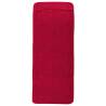 Burgundy Beach Towels 2 pcs - Soft & Quick Dry - 75x200 cm