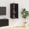 Wall Mounted TV Cabinet Black 40x34.5x100 cm - HipoMarket UK