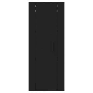 Wall Mounted TV Cabinet Black 40x34.5x100 cm - HipoMarket UK