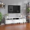 TV Cabinet White 150x30x44.5 cm Engineered Wood Colour white Quantity in Package 1 Width 150 cm Depth 30 cm 