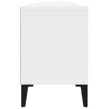 Stylish White TV Cabinet - 150x30x44.5 cm | Hipo Market