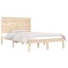 Solid Wood Bed Frame 140x190 cm | Timeless Design