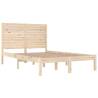 Solid Wood Bed Frame 140x190 cm | Timeless Design