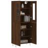 Highboard Brown Oak - Stylish Storage Solution | Hipomarket