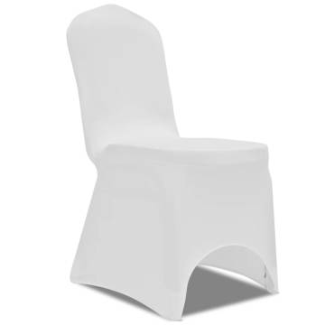 Chair Cover Stretch White - 18 Pcs for Events & More