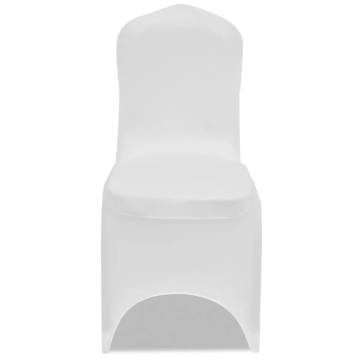 Chair Cover Stretch White - 18 Pcs for Events & More