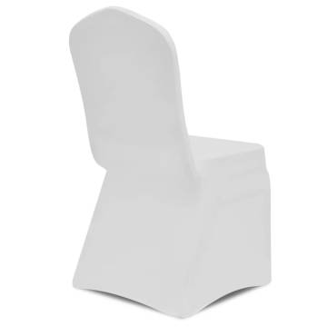 Chair Cover Stretch White - 18 Pcs for Events & More