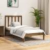 Bed Frame Honey Brown Solid Wood Pine 100x200 cm Colour honey brown Size 100 x 200 cm 