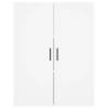 Stylish Highboard in White - 69.5x34x180 cm | HipoMarket