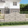 Arched Gabion Baskets 4 pcs 300x50x140/160 cm Galvanised Iron Size 300 x 50 x 140/160 cm Quantity in Package 4 