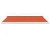 Retractable Awning 3x2.5m in Orange and Brown | HipoMarket UK