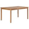 Garden Table 150x90x77 cm Solid Teak Wood Size 150 x 90 x 77 cm Quantity in Package 1 