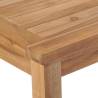 Solid Teak Wood Garden Table 150x90x77 cm - Durable & Stylish