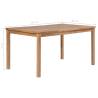 Solid Teak Wood Garden Table 150x90x77 cm - Durable & Stylish