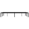 Black Metal Bed Frame 120x200 cm - Robust & Stylish