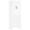 Stylish Highboard White 69.5x34x180 cm | Hipo Market