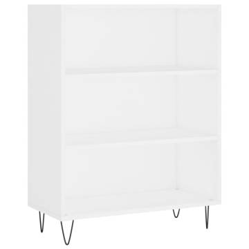 Stylish Highboard White 69.5x34x180 cm | Hipo Market