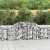 Arched Gabion Baskets 13 pcs 300x50x80/100 cm Galvanised Iron Size 300 x 50 x 80/100 cm Quantity in Package 13 