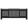 MDF Radiator Cover Black 205 cm | Stylish & Durable Design