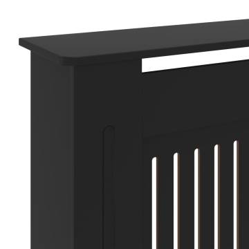 MDF Radiator Cover Black 205 cm | Stylish & Durable Design