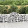 Arched Gabion Baskets 14 pcs 200x50x80/100 cm Galvanised Iron Size 200 x 50 x 80/100 cm Quantity in Package 14 