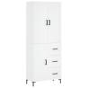 Elegant Highboard White 69.5x34x180 cm - Stylish Storage Solution