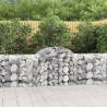 Arched Gabion Baskets 10 pcs 200x50x80/100 cm Galvanised Iron Size 200 x 50 x 80/100 cm Quantity in Package 10 