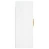 Wall Mounted Cabinets - High Gloss White | 2pcs Set