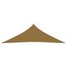 HDPE Sunshade Sail 3.5x3.5x4.9m Taupe - Outdoor Shelter