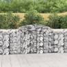 Arched Gabion Baskets 8 pcs 300x50x100/120 cm Galvanised Iron Size 300 x 50 x 100/120 cm Quantity in Package 8 